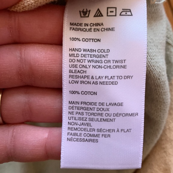 Free People Oversized High/Low Striped Sweater (Yellow & Green) - Picture 12 of 14